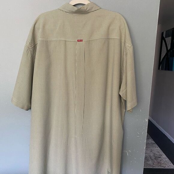 ECKO UNLTD. The Dwyer Green & Yellow Plaid Short Sleeve Collared Shirt Men XXXL - Picture 5 of 10